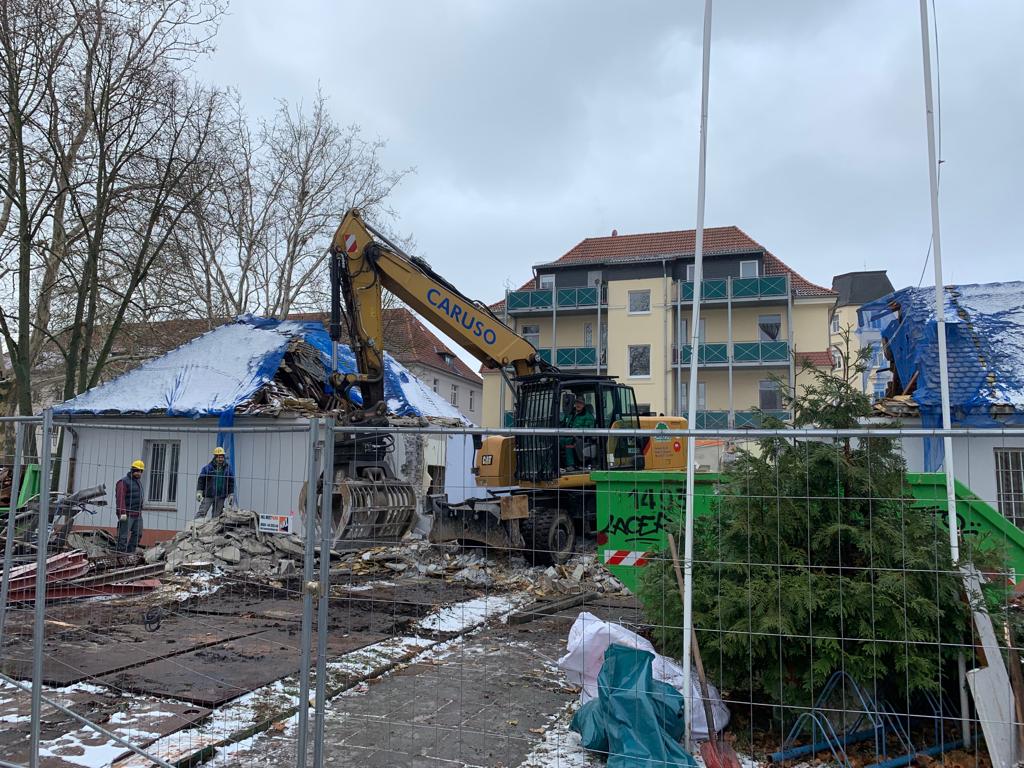 Abbrucharbeiten in Eilenburg